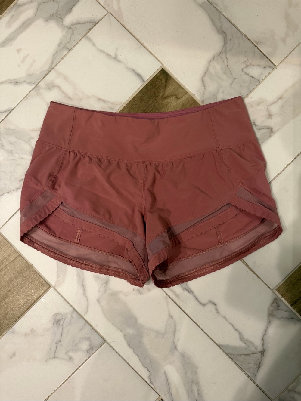 lululemon athletica Rose-Mauve Running Shorts